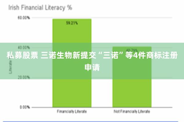 私募股票 三诺生物新提交“三诺”等4件商标注册申请